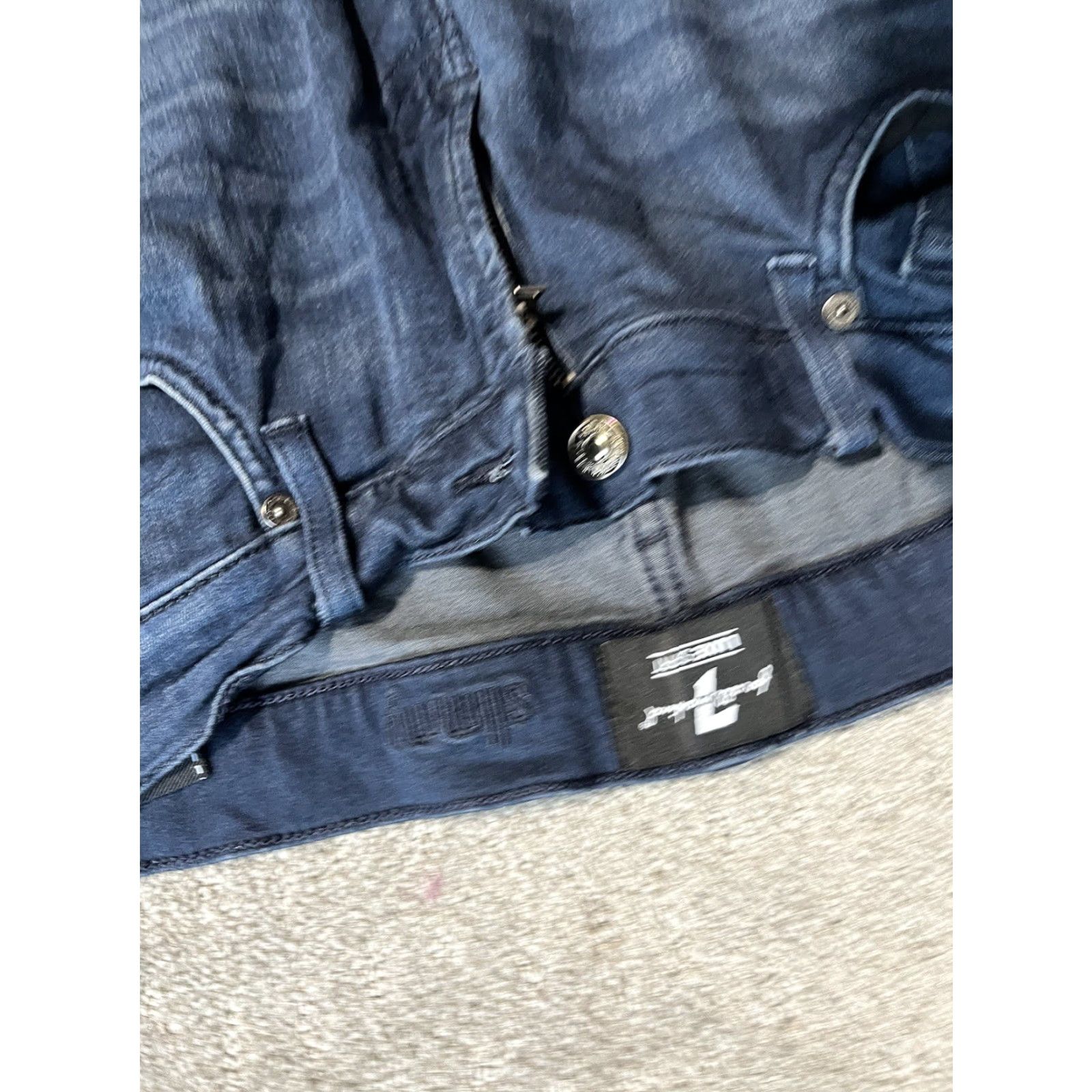 7 For All Mankind 7 For All Mankind Jeans Men 32 Slim Straight Dark Wash Blue Denim 32x29 Stretch Slimming 5-Pocket Logo Button Zip Modern Sports Mens Size US 32 / EU 48 - 5 Thumbnail