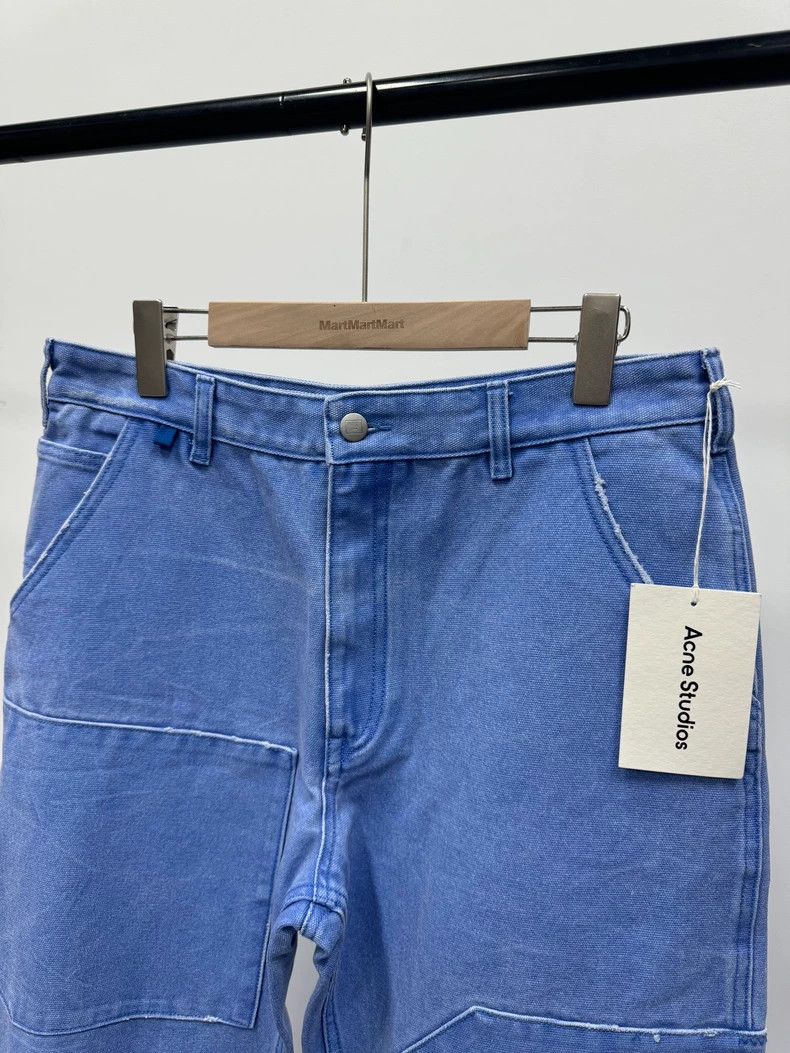 Acne Studios Acne Studios French blue overalls pants 2501-Nextarrow Size US 30 / EU 46 - 3 Thumbnail