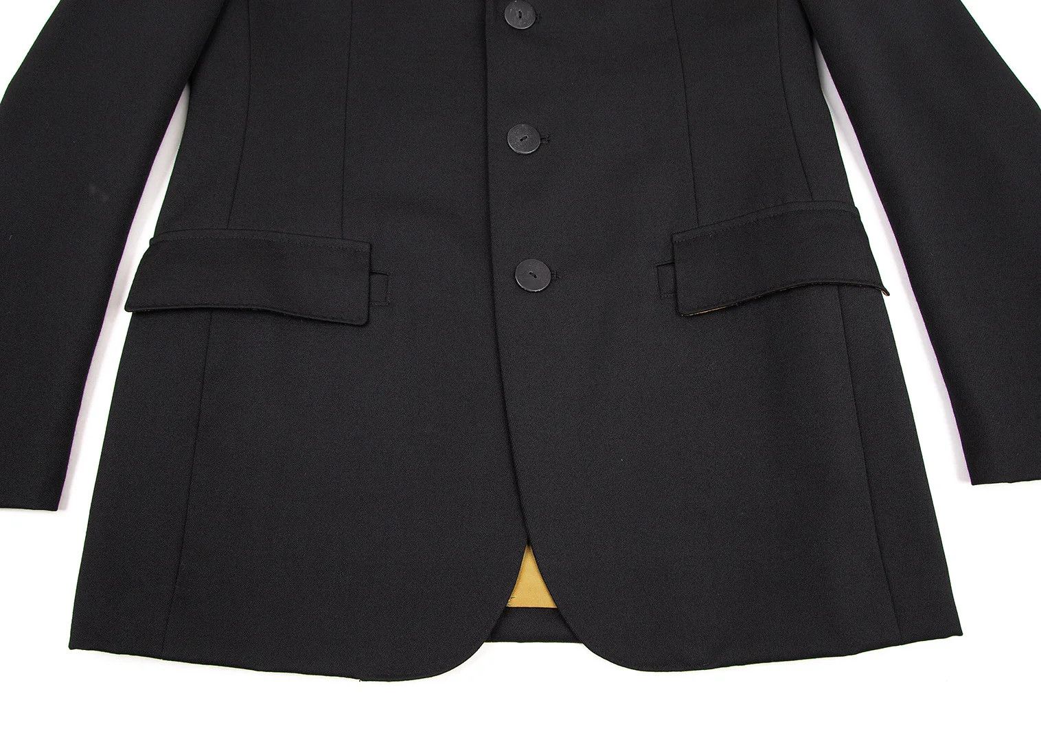 Jean Paul Gaultier Wool Gabardine Jacket in Black Size 50 Size US M / EU 48-50 / 2 - 14 Thumbnail