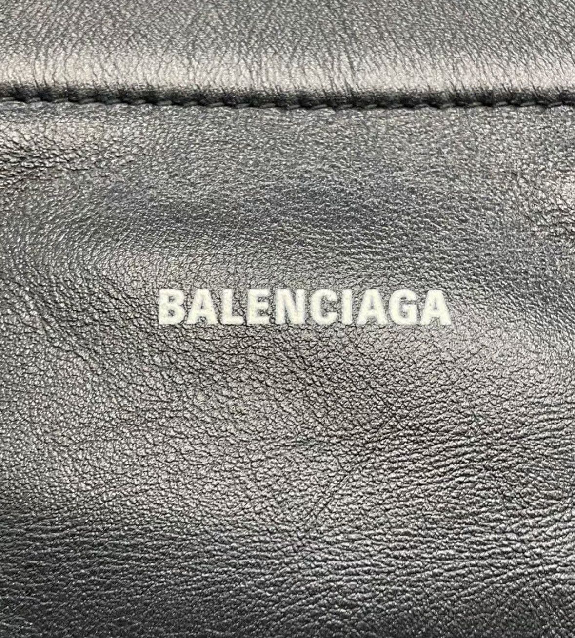 Balenciaga Balenciaga FW18 Leather Cat Tote Black Size ONE SIZE - 3 Thumbnail