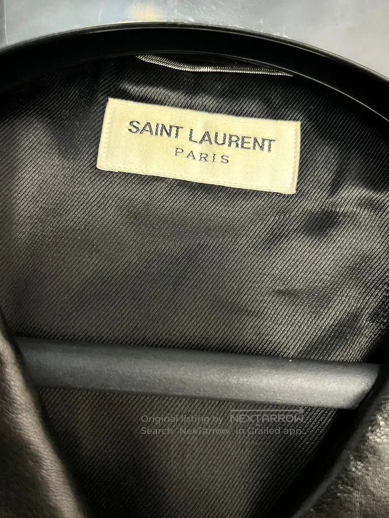 Saint Laurent Paris Saint Laurent L01 Lambskin Leather Jacket. Size US XL / EU 56 / 4 - 3 Thumbnail
