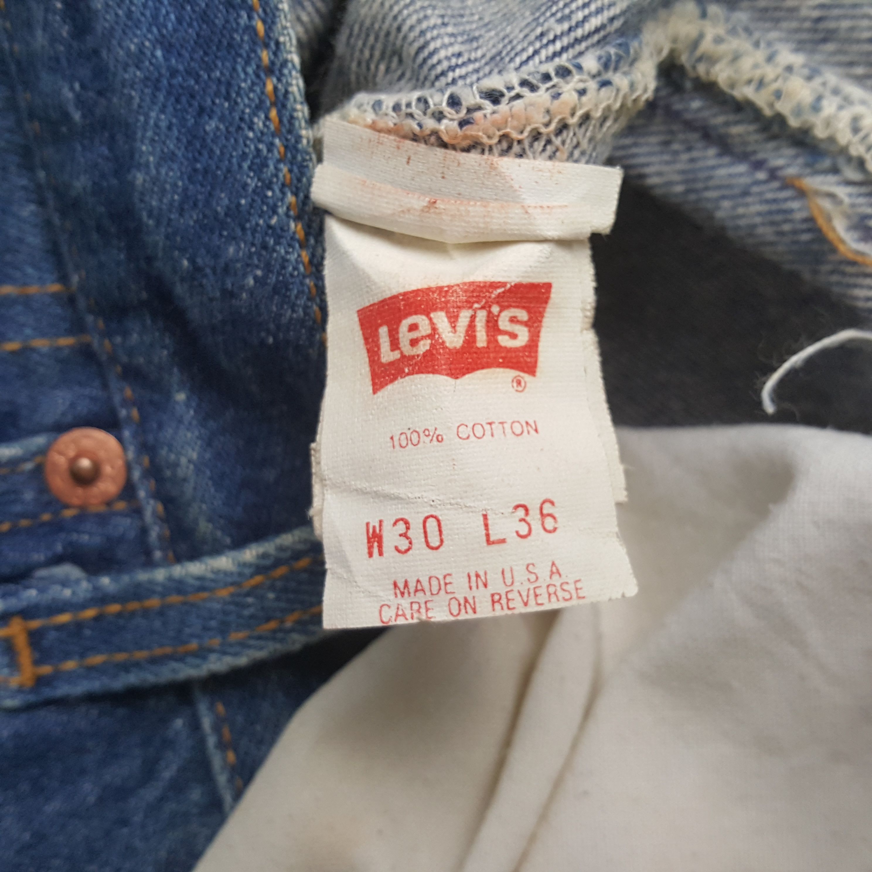 Levi's Levis 501 Made In USA Streetwear Style Jeans RR12 Size US 28 / EU 44 - 13 Thumbnail