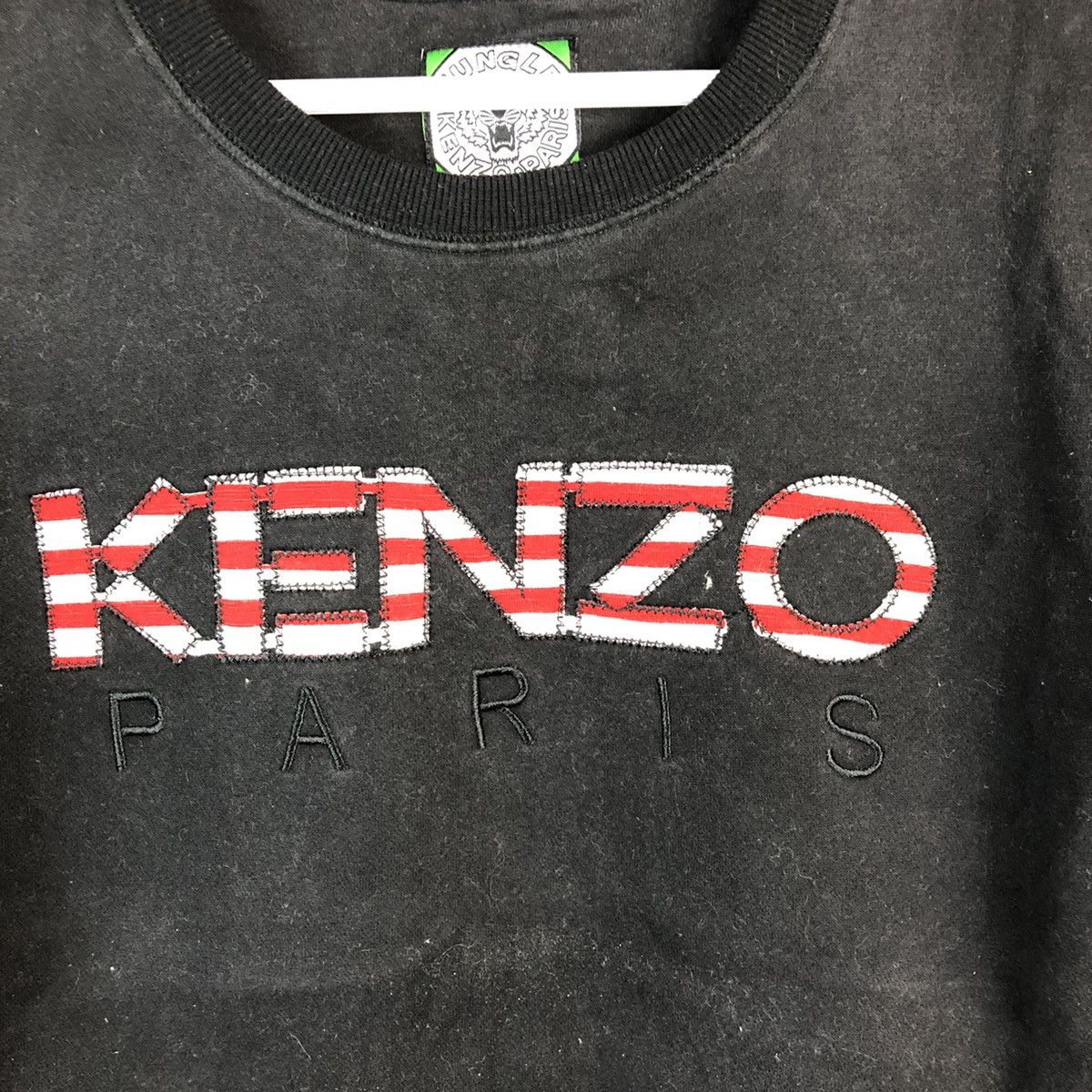 Japanese Brand Kenzo Paris Black Sweatshirt #A2448 Size M / US 6-8 / IT 42-44 - 9 Thumbnail