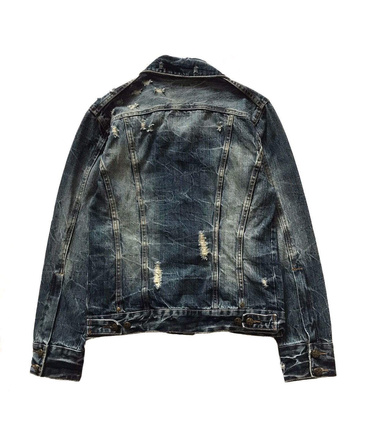 14th Addiction JAPANESE BRAND MIDAS DISTRESSED STYLE JEANS Size US M / EU 48-50 / 2 - 2 Thumbnail