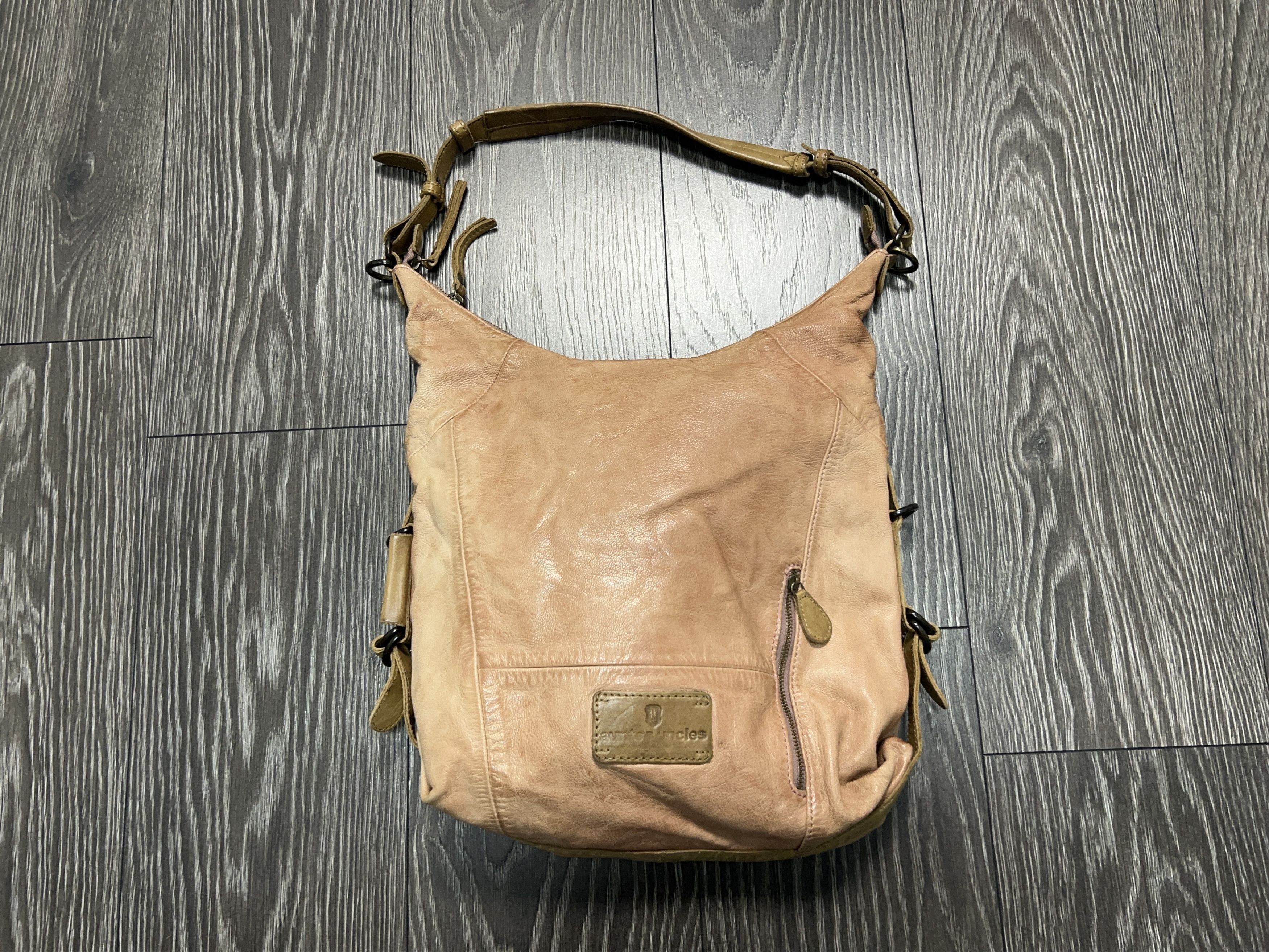 Genuine Leather aunts&uncles Chloe Chummy Leather Handbag Bucket Bag Zip Size ONE SIZE - 2 Thumbnail
