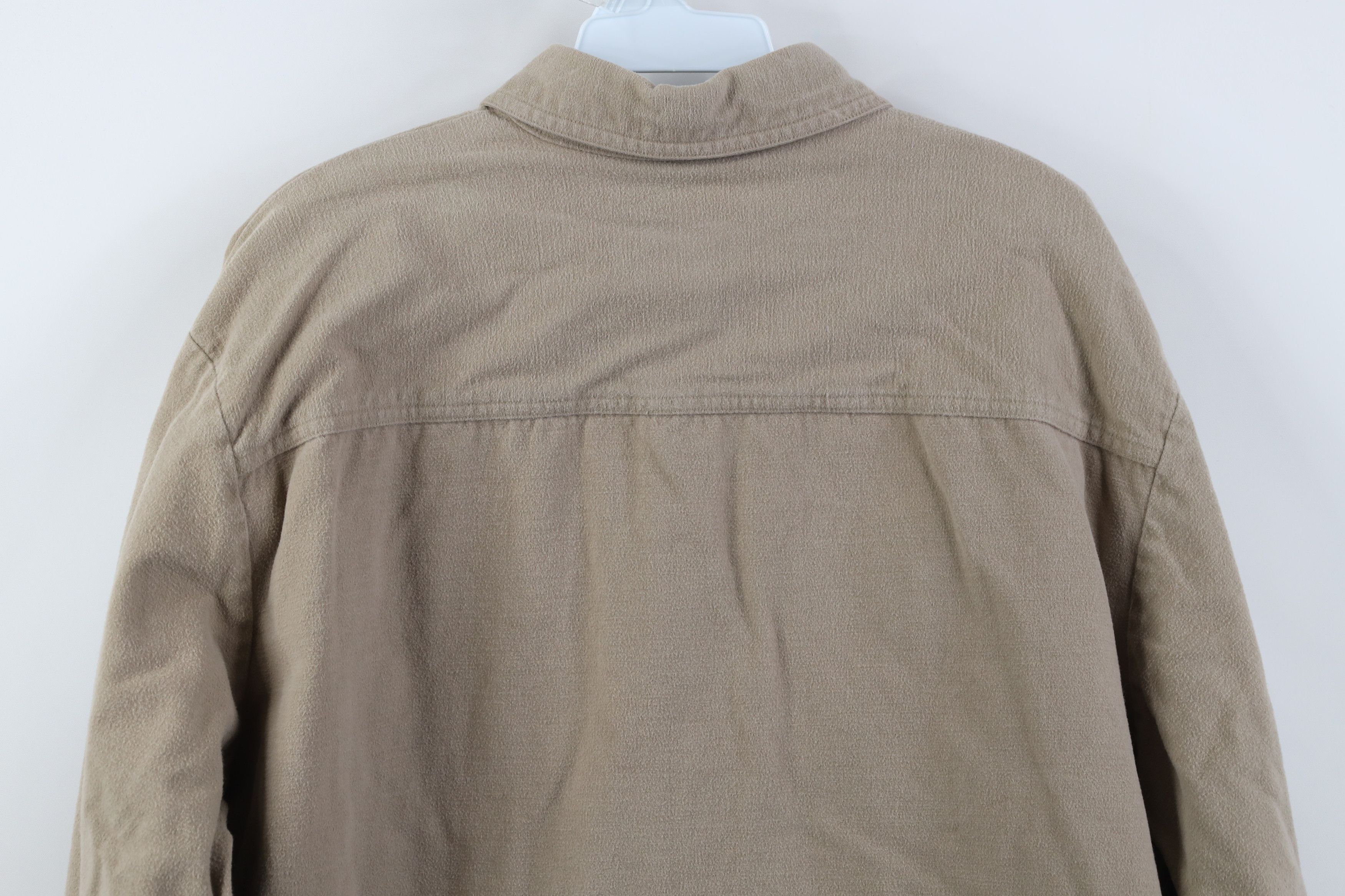 Vintage Vintage 90s Streetwear Chamois Cloth Button Shirt Size L / US 10 / IT 46 - 12 Thumbnail