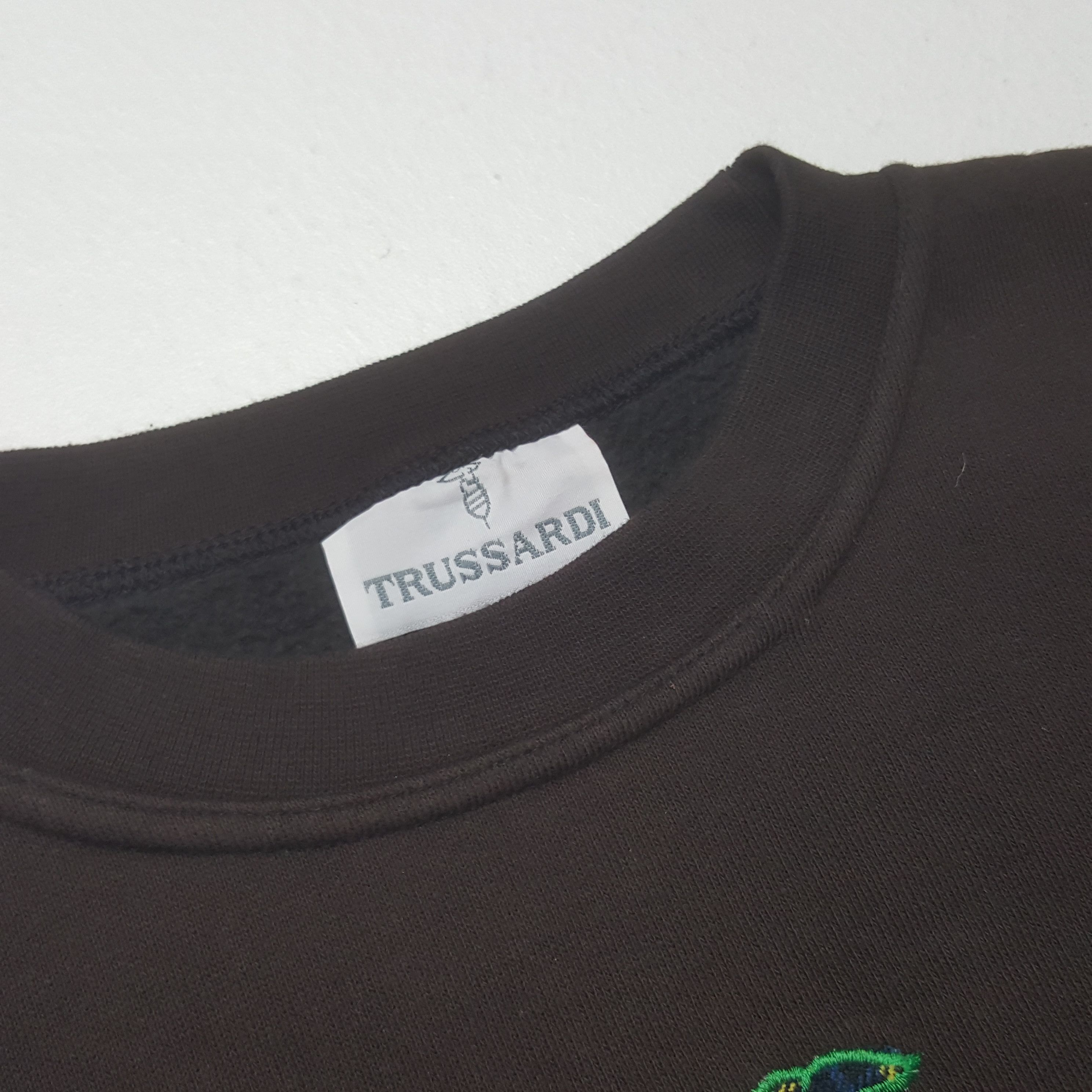 Trussardi Vintage Trussardi Embroidery Logo Sweatshirt C313N3 Size US L / EU 52-54 / 3 - 4 Thumbnail