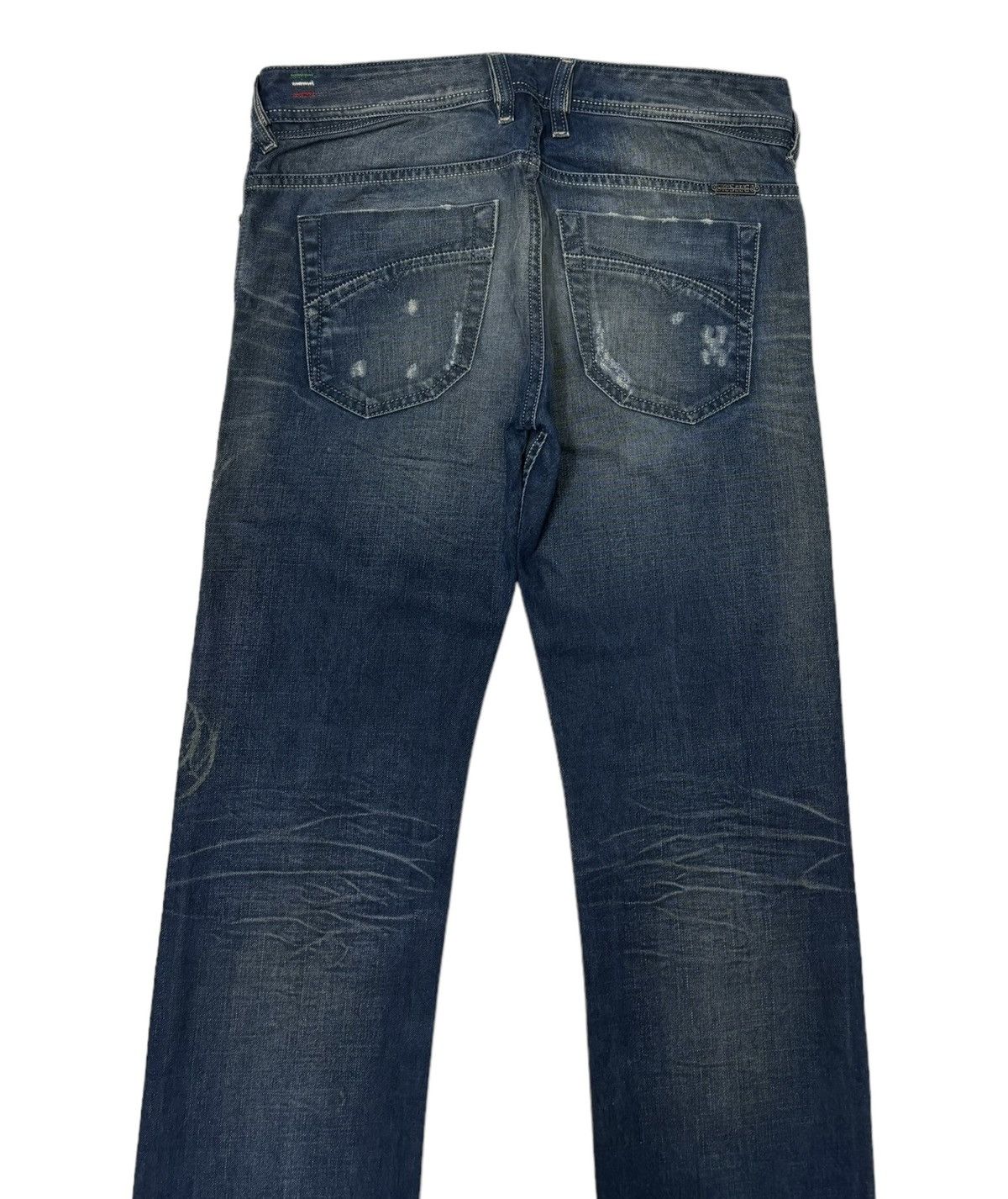 Diesel × Jean Vintage Diesel Blue Jeans Distressed Denim Size US 31 - 4 Thumbnail
