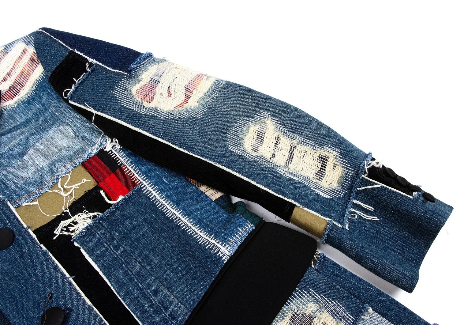 Junya Watanabe Patchwork Denim Coat in Indigo and Other Colors, XS Size US XS / EU 42 / 0 - 8 Thumbnail