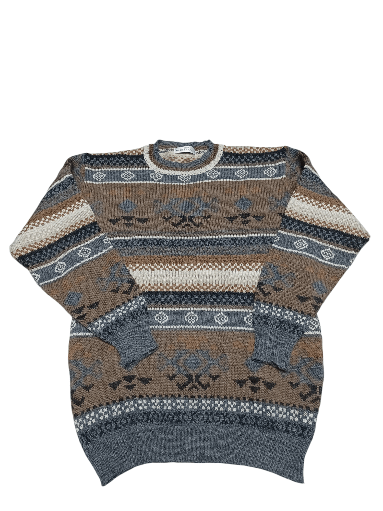 Other VINTAGE 90S MADE IN UK WOOL SWEATER OLDMONEY Y2K Size US M / EU 48-50 / 2 - 1 Thumbnail
