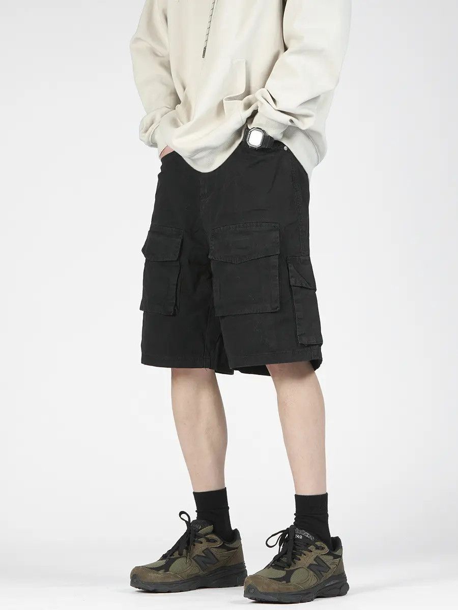 Japanese Brand × Jean Retro loose pocket high street denim shorts Size US 32 / EU 48 - 6 Thumbnail