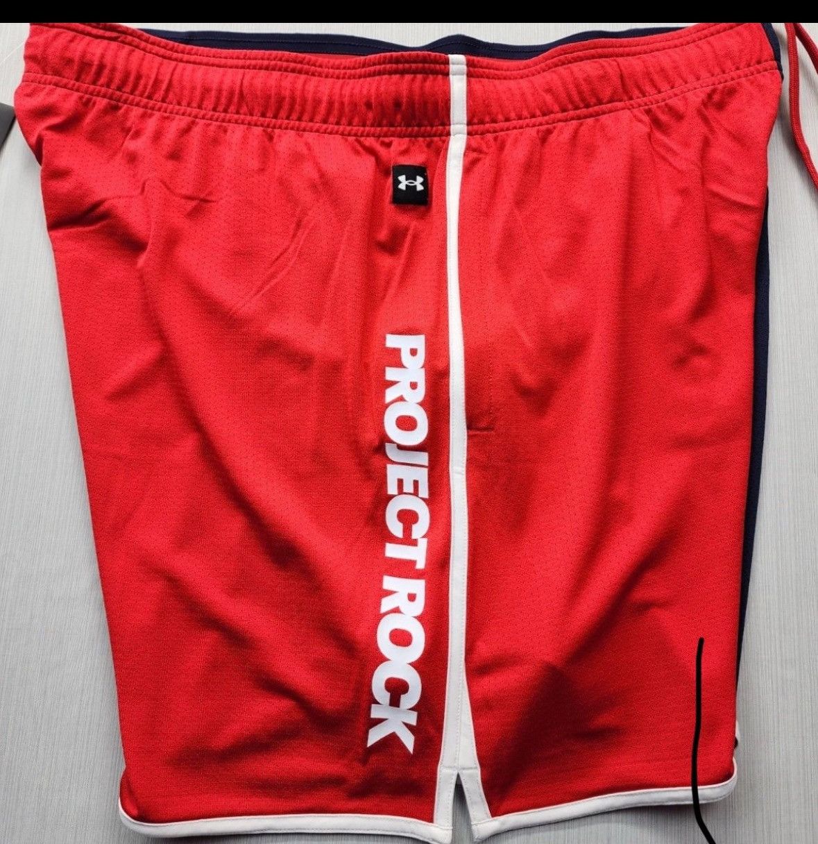 Under Armour New Under Armour Project Rock Red White Blue Loose Training Size US 32 / EU 48 - 5 Thumbnail