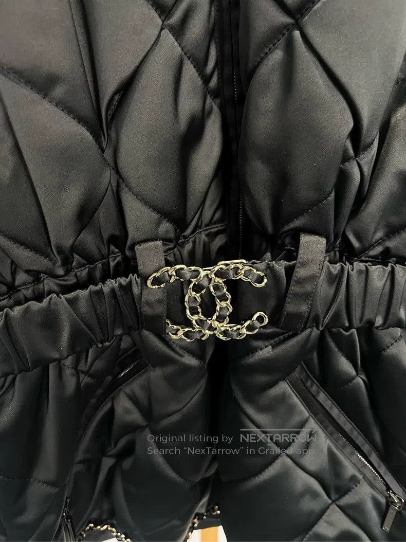Chanel Chanel Black metal buckle logo lapel jacket Size XS / US 0-2 / IT 36-38 - 3 Thumbnail