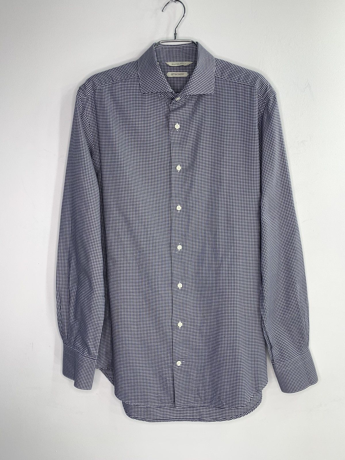 Designer × Suitsupply Suitsupply Cotton Two Ply Shirt Size US M / EU 48-50 / 2 - 2 Thumbnail