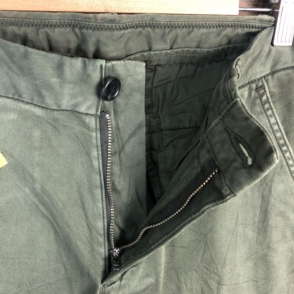 Japanese Brand DLL Uniqlo Green Cargo Multipocket Pants #C650 Size US 30 / EU 46 - 12 Thumbnail