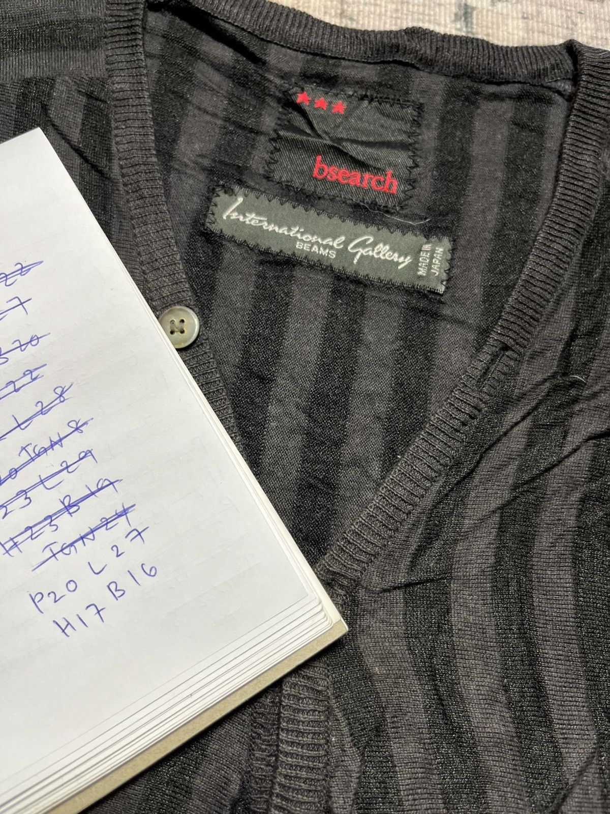 Beams Plus 💥Beams X Bsearch Knitted Vest Japan Size US L / EU 52-54 / 3 - 6 Thumbnail