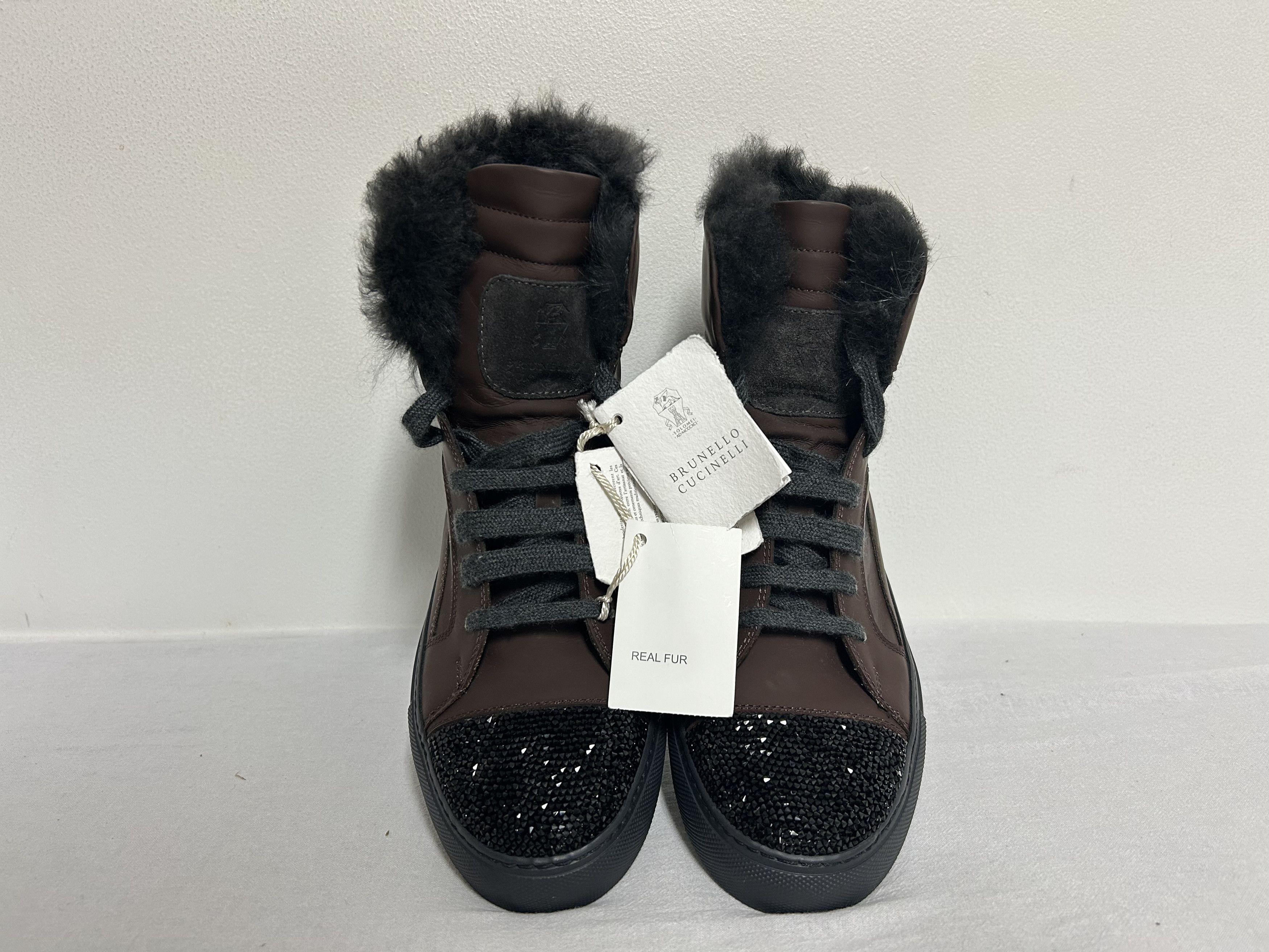 Brunello Cucinelli Brunello Cucinelli Cash Fur High-Top Size US 9 / IT 39 - 2 Thumbnail