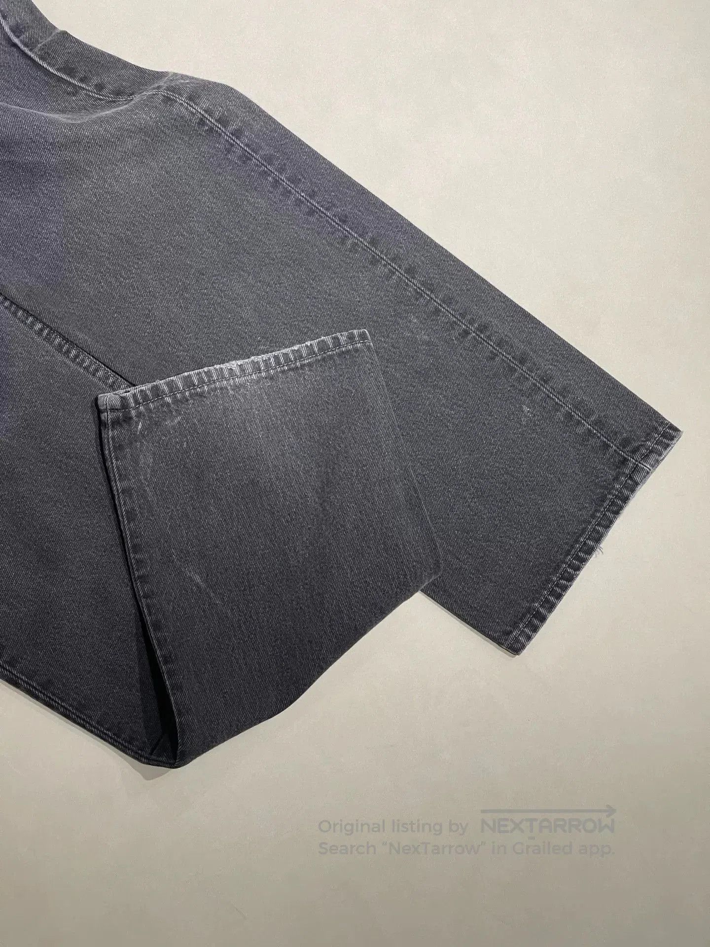 Levi's LEVI'S 501 Straight Black Gray Jeans. Size US 34 / EU 50 - 4 Thumbnail