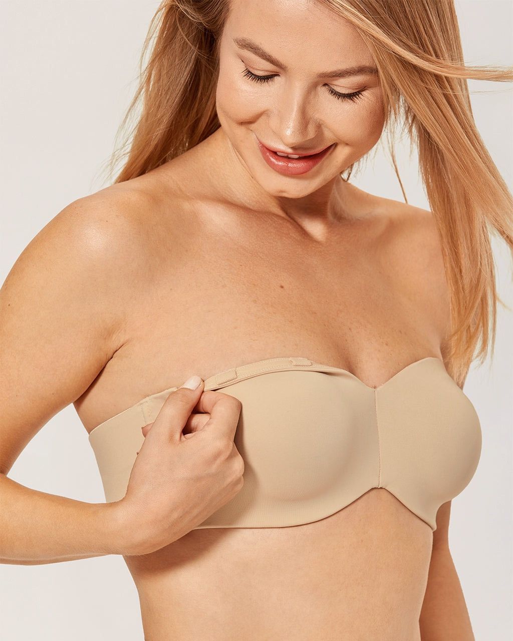 Other DELIMIRA Strapless Bra Unlined Underwire Minimizer 36B NEW Size ONE SIZE - 2 Thumbnail