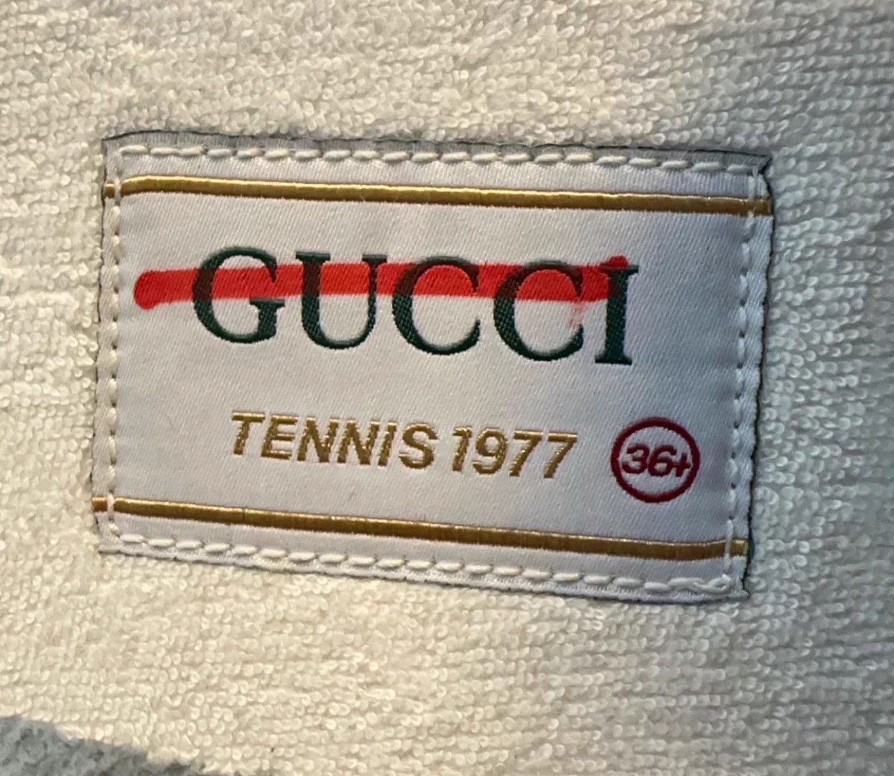 Gucci GUCCI Tennis Women's Green Purple Rhinestone Sneaker Size US 5.5 / IT 35.5 - 5 Thumbnail
