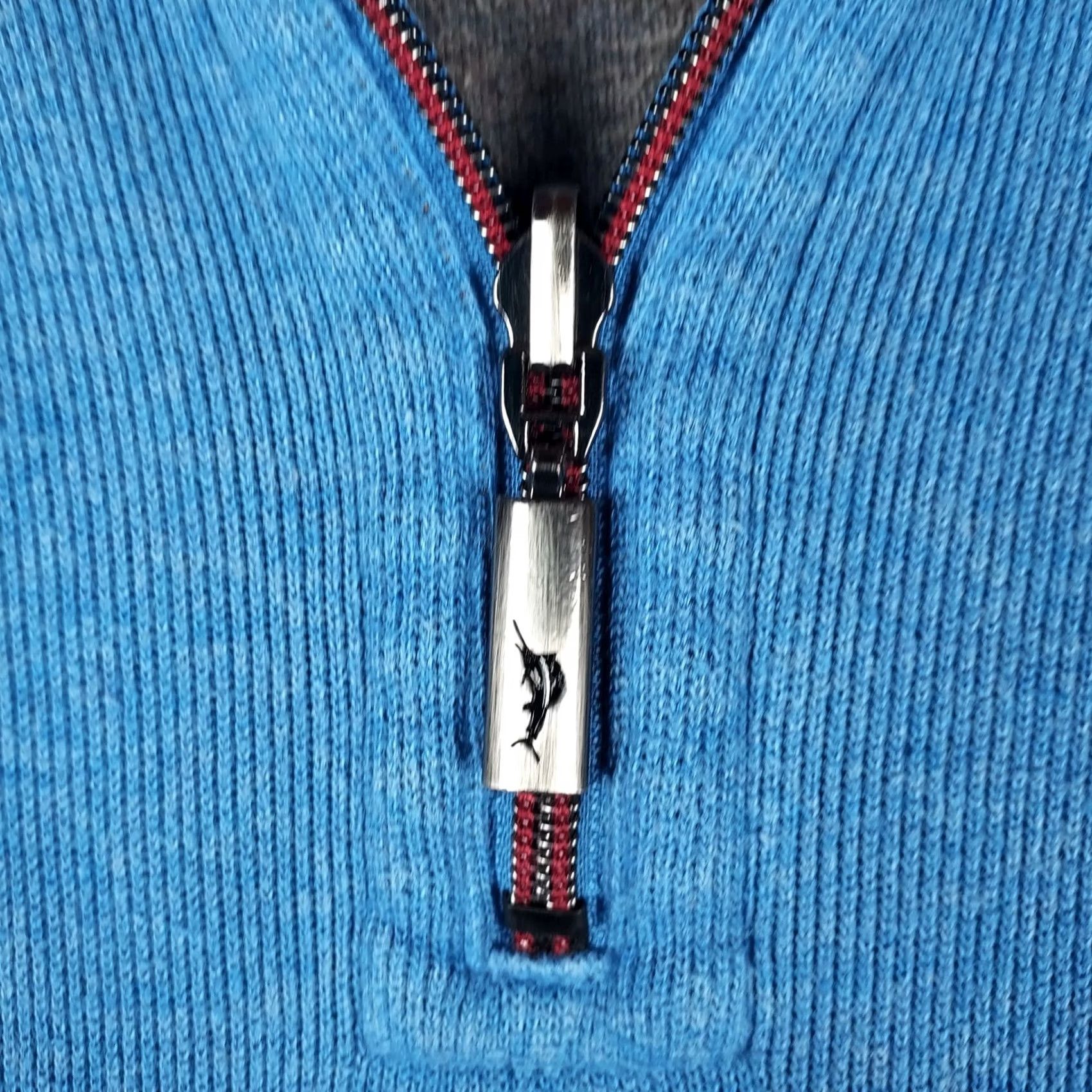 Tommy Bahama Tommy Bahama Reversible Quarter Zip Pullover Mens Blue Sweater Size US M / EU 48-50 / 2 - 6 Thumbnail