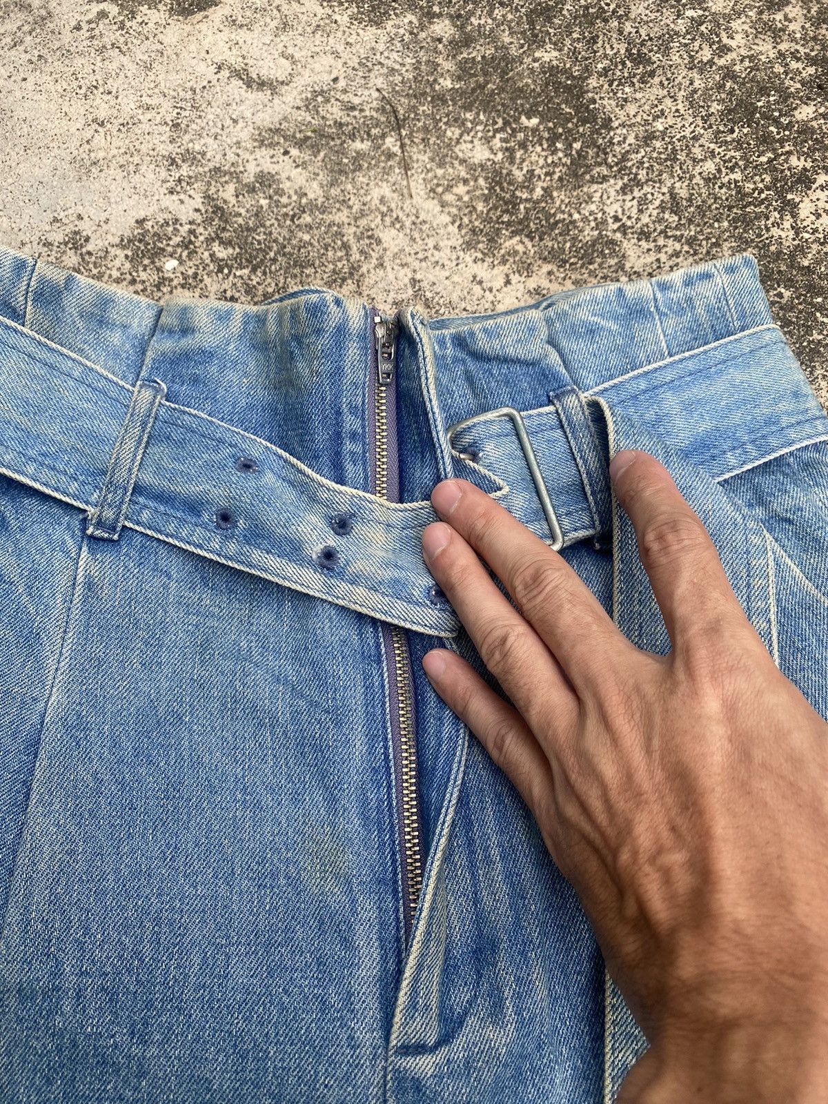 Designer × Japanese Brand × Opening Ceremony Japanese Brand Opening Ceremony Baggy Wide Leg Jeans Size 26" / US 2 / IT 38 - 9 Thumbnail