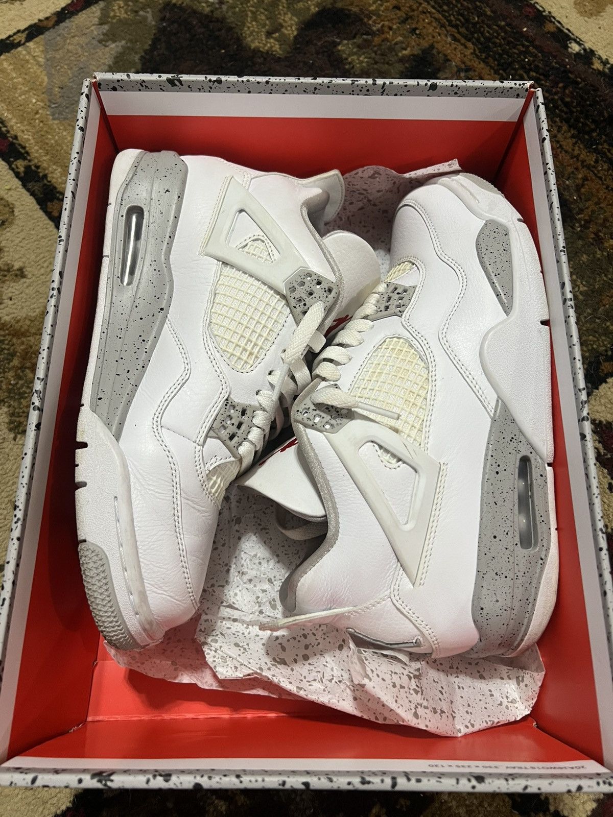 Jordan Brand Jordan 4 Retro White Oreo CT8527 100 Size US 8.5 / EU 41-42 - 7 Thumbnail