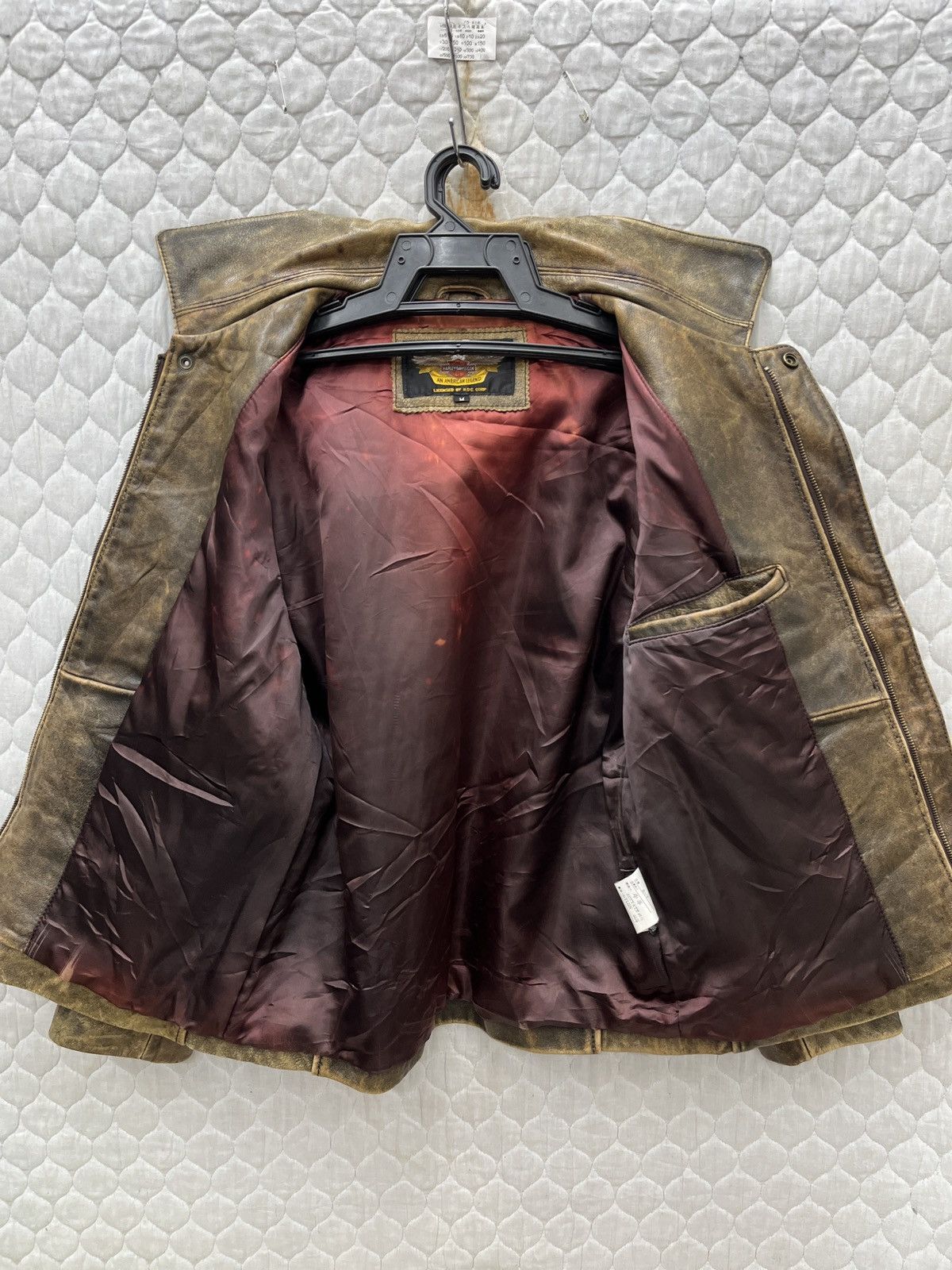 Harley Davidson 🔥🔥🔥STEALS VTG HARLEY DAVIDSON PATINA LEATHER JACKET Size US M / EU 48-50 / 2 - 5 Thumbnail