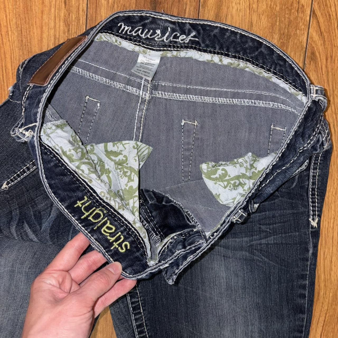 Other Y2K Jeans with a distressed wash Size 28" / US 6 / IT 42 - 5 Thumbnail