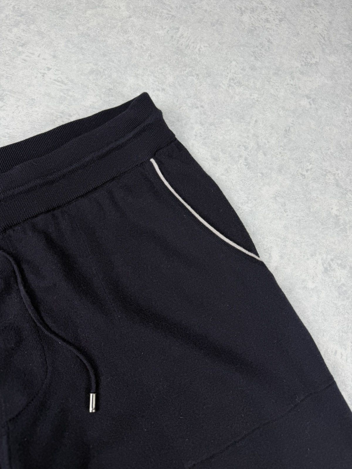 Loro Piana Loro Piana Cashmere Cotton Sweatpants Navy Size 3XL Size US 38 / EU 54 - 7 Thumbnail