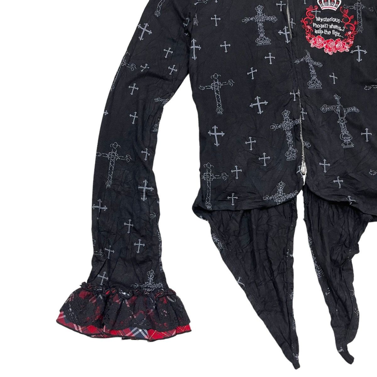If Six Was Nine 🇯🇵Body Line Cross Punk Shirt Size XS / US 0-2 / IT 36-38 - 9 Thumbnail