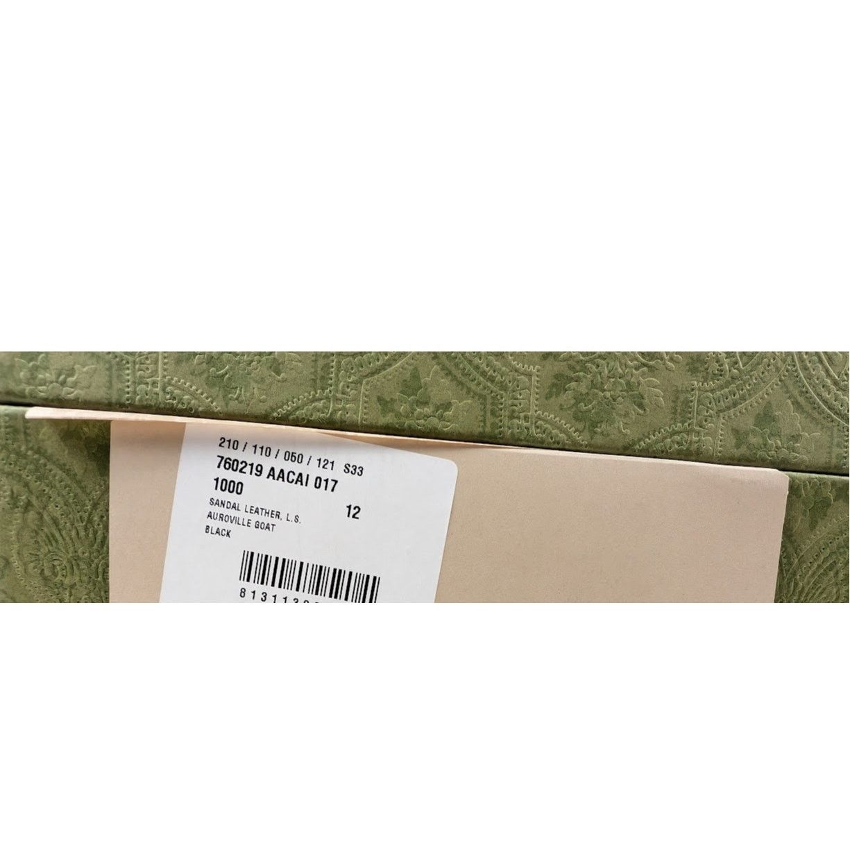 Gucci o1rshd1 Leather Sandals in Black Size US 12.5 / EU 45-46 - 24 Thumbnail