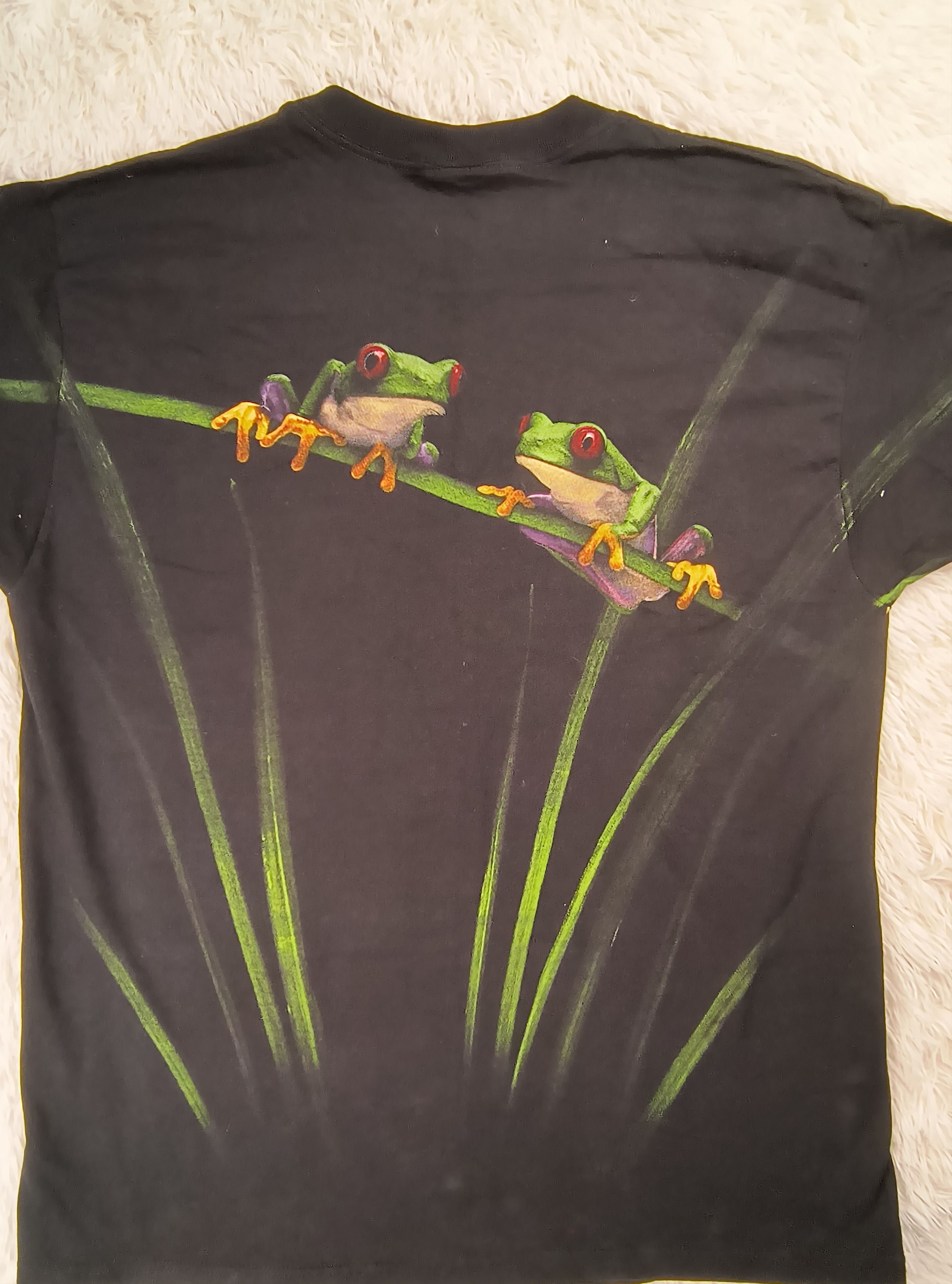 Vintage Vintage AOP frogs 90s tee Size US XL / EU 56 / 4 - 6 Thumbnail
