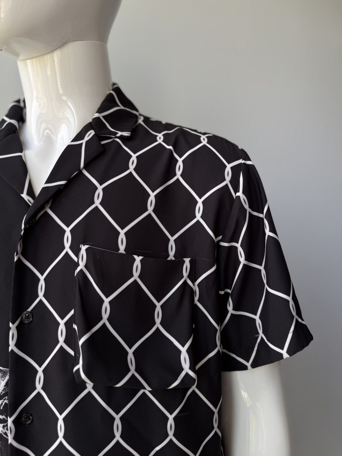 Off-White Off White Broken Fences Collar Shirt Size US M / EU 48-50 / 2 - 8 Thumbnail