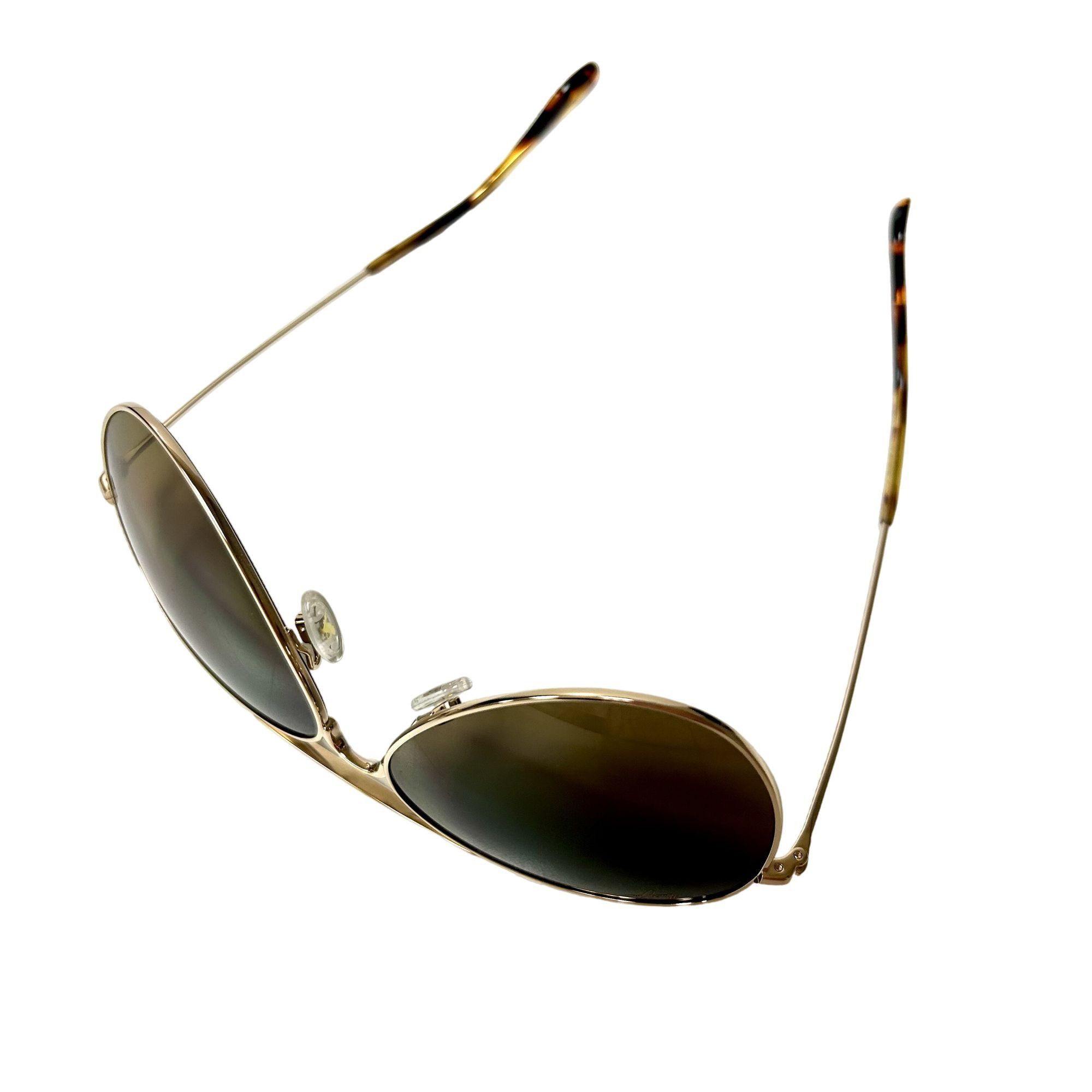 Maui Jim New HS264-16 Sunglasses MAVERICKS Gold Polarized Aviators Size ONE SIZE - 13 Thumbnail