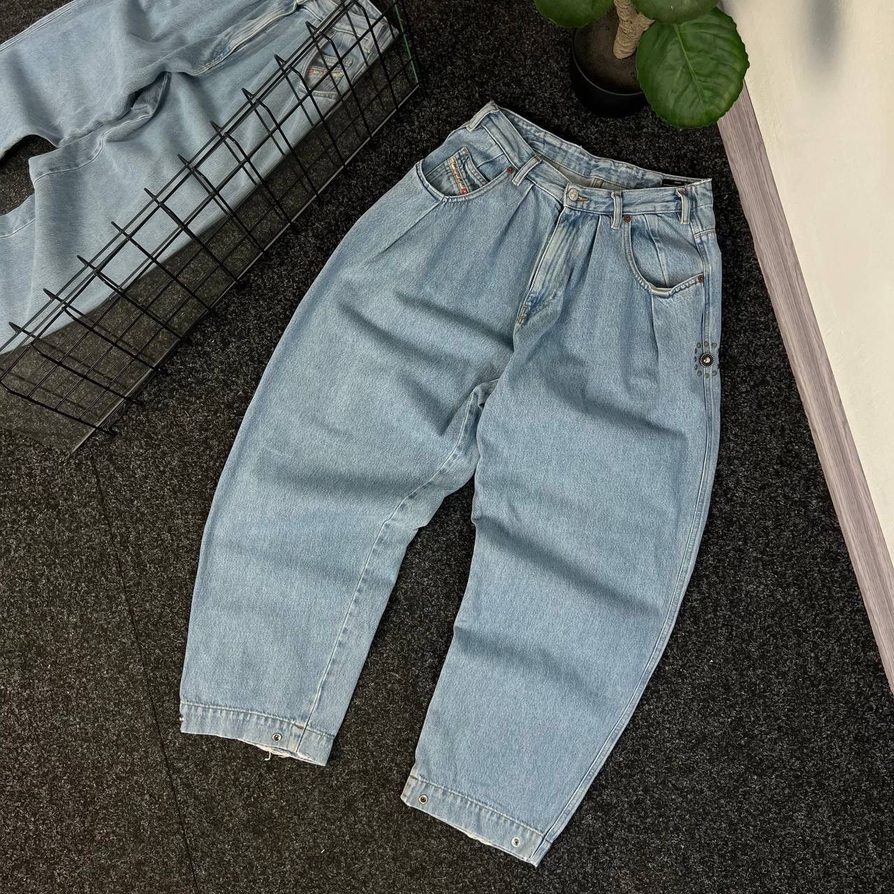 Diesel D-Concias-SP Baggy Boyfriend Jeans Y2K Archive