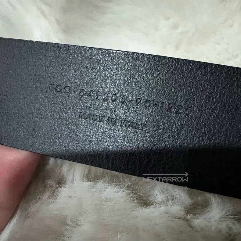 Saint Laurent Paris Saint Laurent Paris size 90 Cracked Leather Belt Size ONE SIZE - 6 Thumbnail