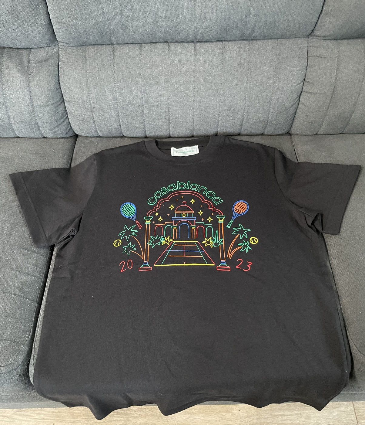 Casablanca Casablanca Crayon Temple T-Shirt Size US M / EU 48-50 / 2 - 1 Thumbnail