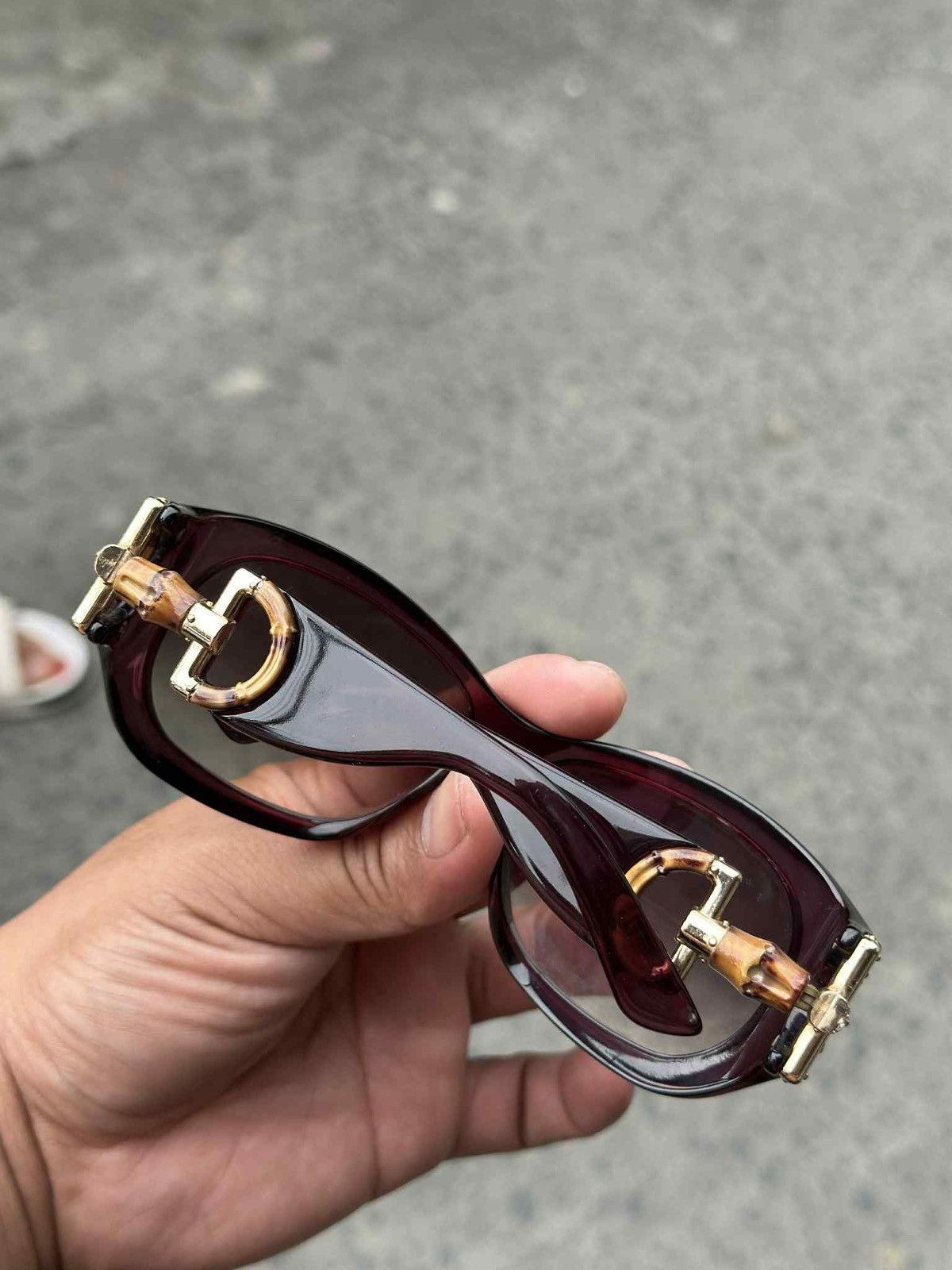 Gucci 90S Gucci GG Bamboo Horsebit Sunglasses Size ONE SIZE - 3 Thumbnail