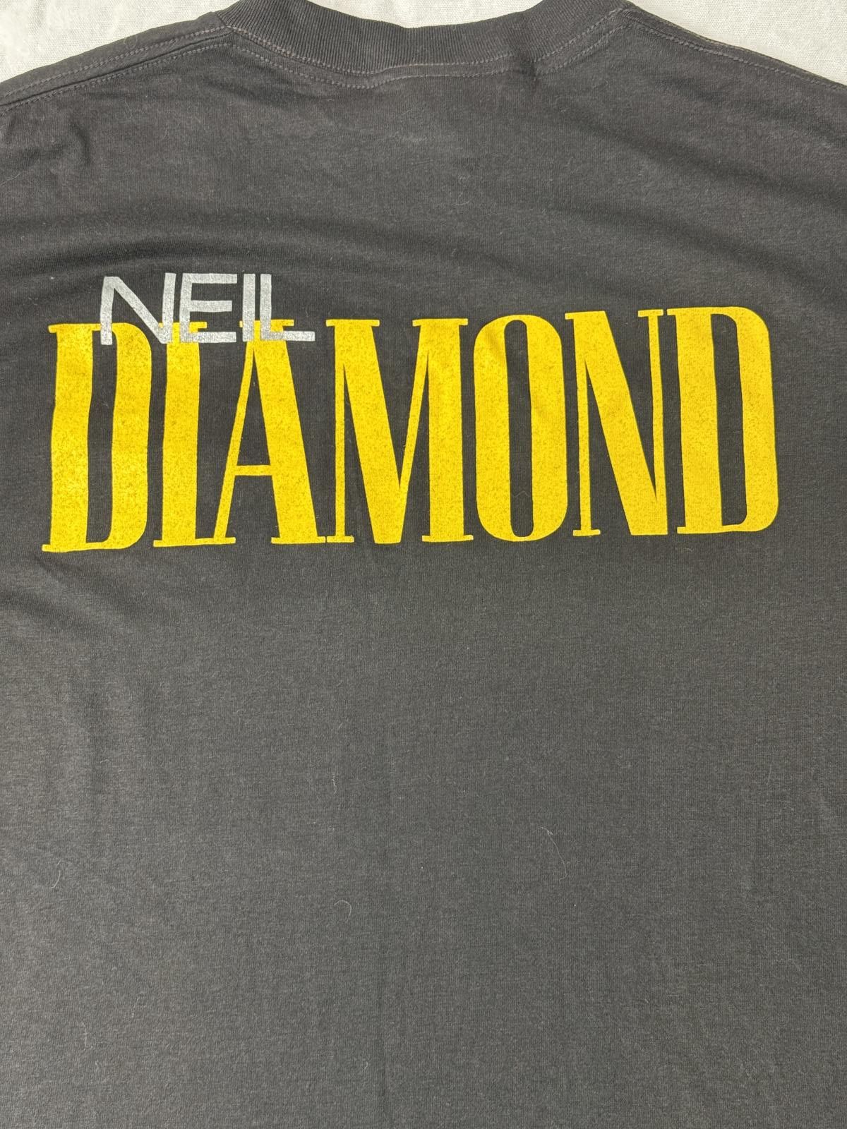 Designer VTG Neil Diamond T-shirt 2 Sided Tee Made in USA XL Size US XL / EU 56 / 4 - 6 Thumbnail