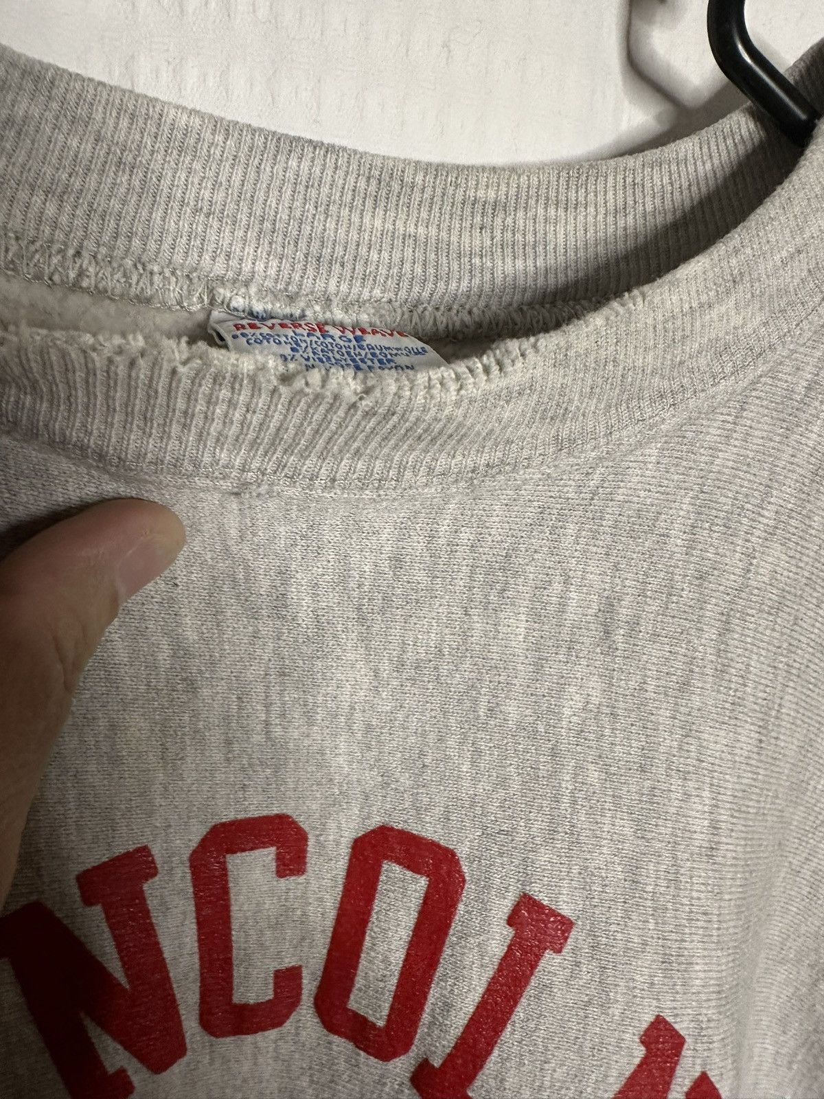 Champion VTG 90s Champion Reverse Weave Lincoln Track USA L Size US L / EU 52-54 / 3 - 5 Thumbnail