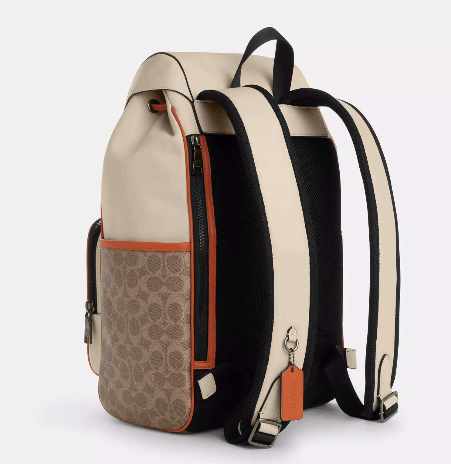 Coach Racer Backpack In Colorblock Signature Canvas CAJ74 Size ONE SIZE - 8 Thumbnail
