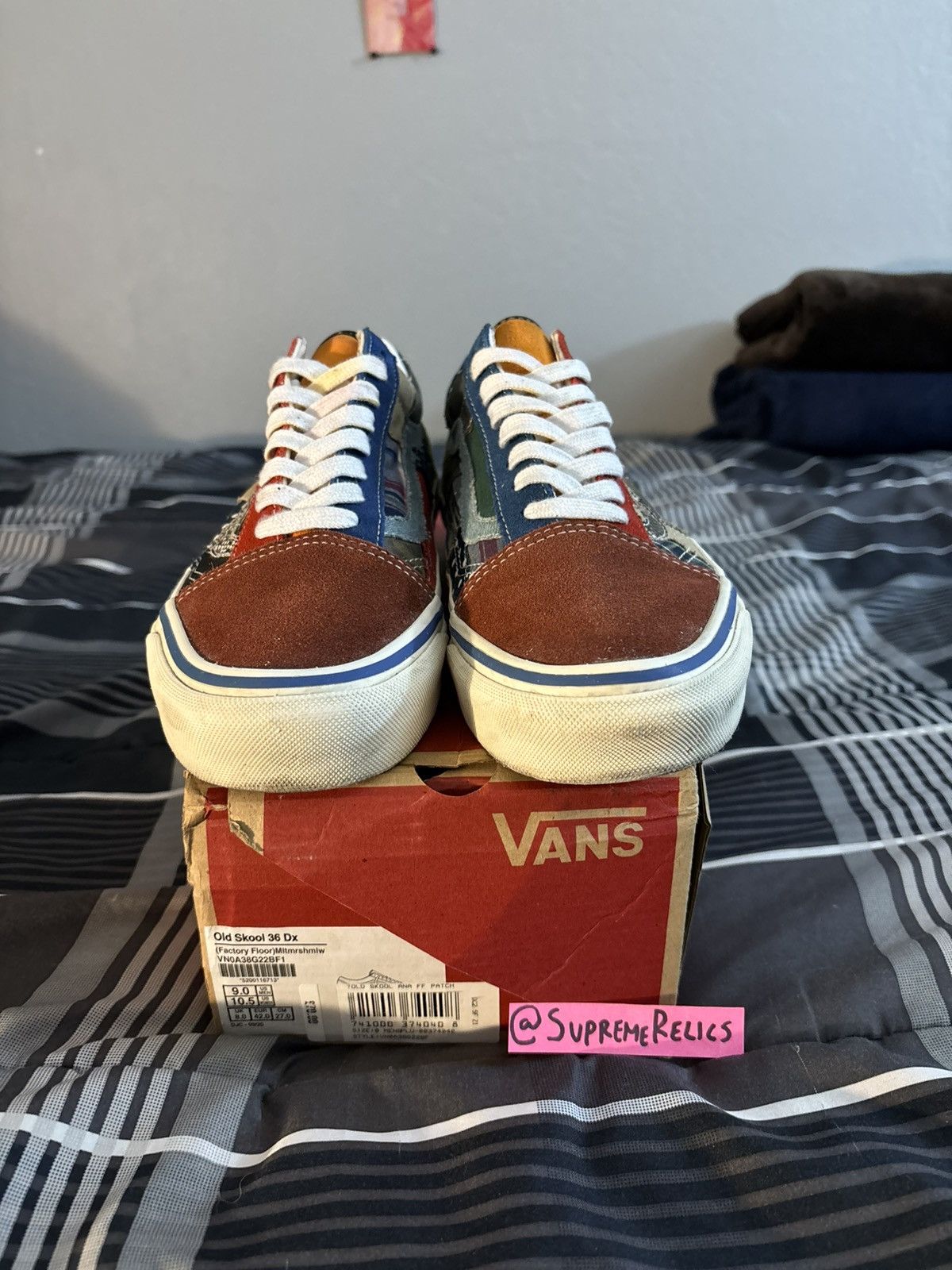 Vans '18 Size? Vans Factory Floor Old Skool Size US 9 / EU 42 - 3 Thumbnail