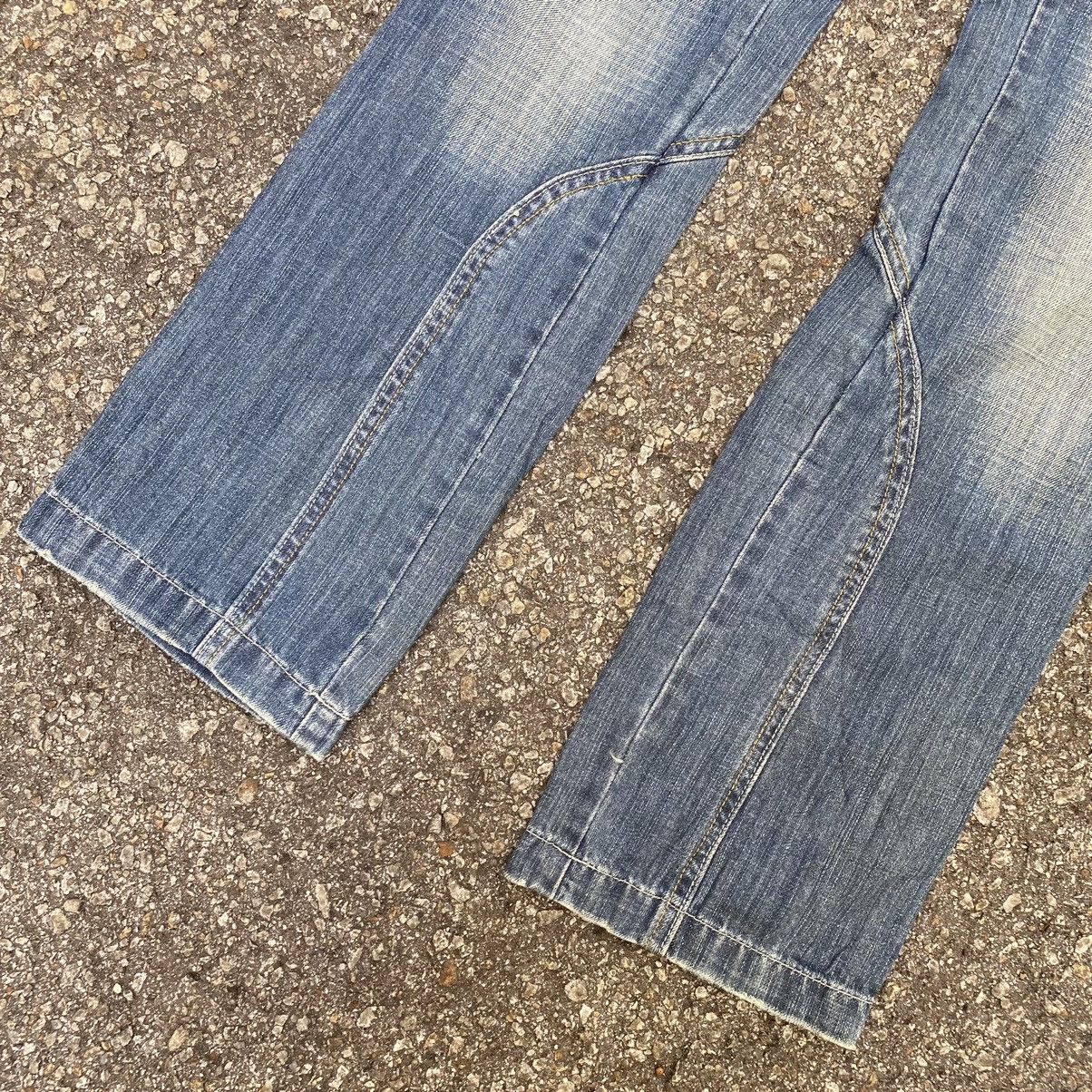 If Six Was Nine OZZ-FIRST PINBALL Bush Pant Denim Multi Pocket Jeans Punk Size US 30 / EU 46 - 2 Thumbnail