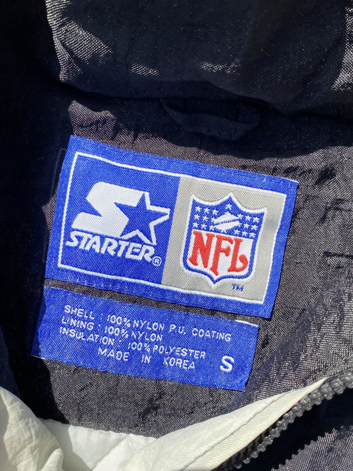 Starter Vintage Oakland Raiders 90s For kids Jacket hoodie Size US XXS / EU 40 - 8 Thumbnail