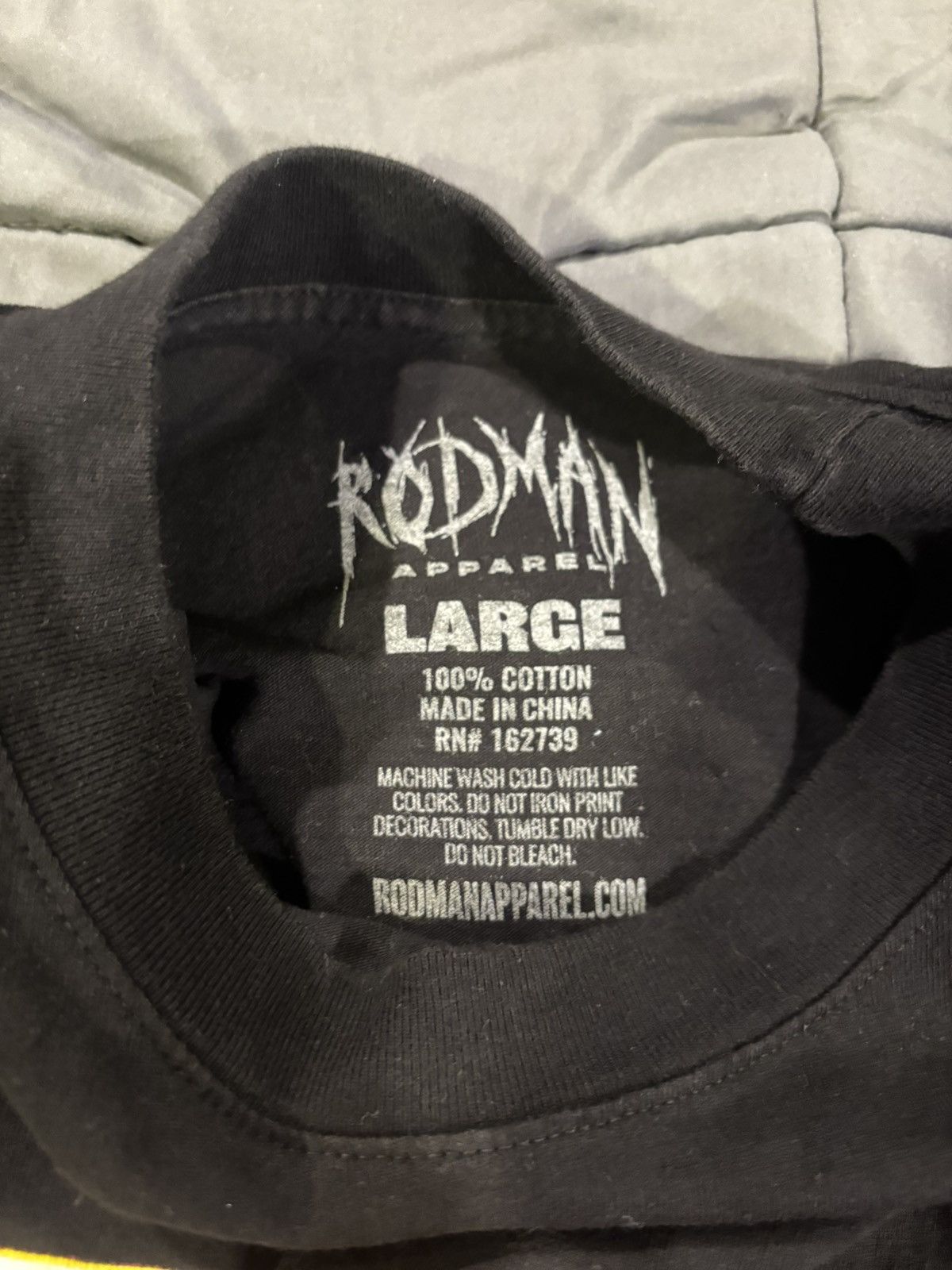 Pacsun Denis Rodman Pacsun Tee Black Size Large Size US L / EU 52-54 / 3 - 3 Thumbnail