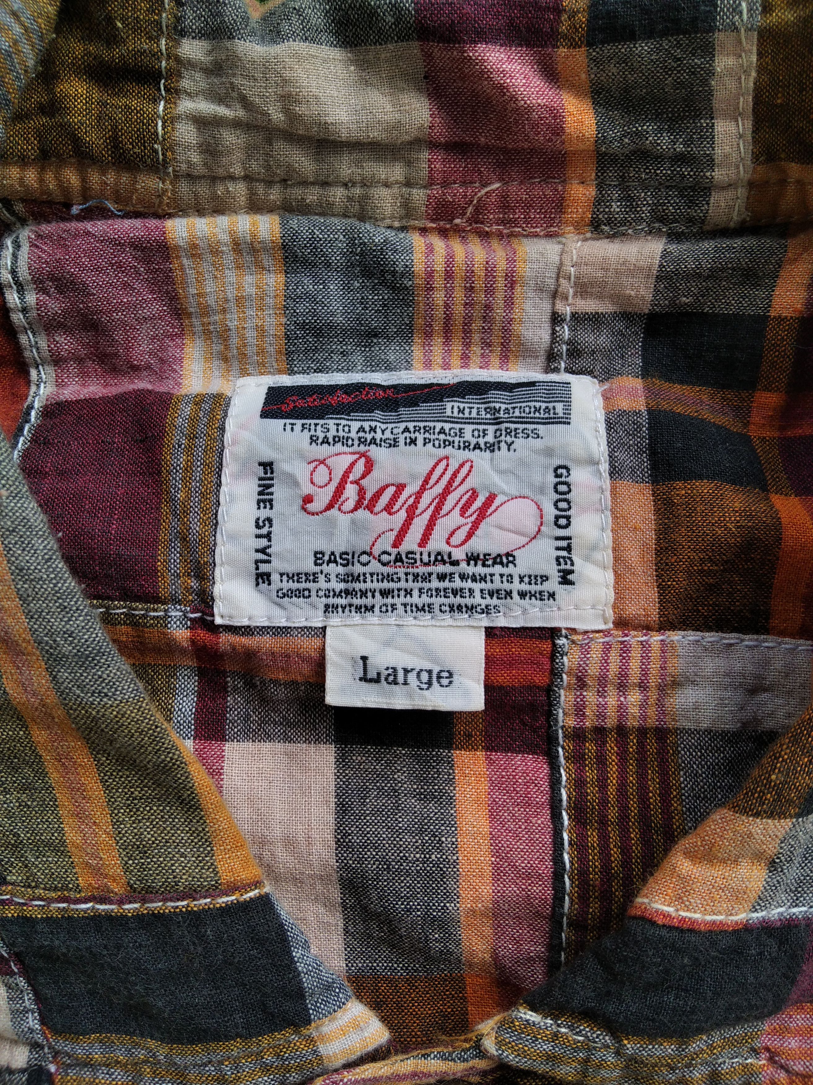 Beauty Beast × If Six Was Nine × Japanese Brand VTG 90s Baffy Pacthwork Casual Basic Double Pocket Size US L / EU 52-54 / 3 - 5 Thumbnail