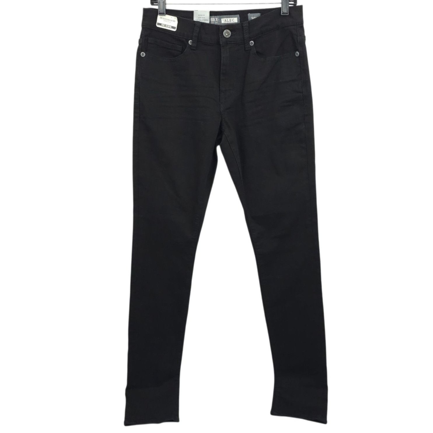 BKE BKE Alec Black Skinny Jeans 30L Slim Fit Alternative Indie Size US 30 / EU 46 - 1 Thumbnail