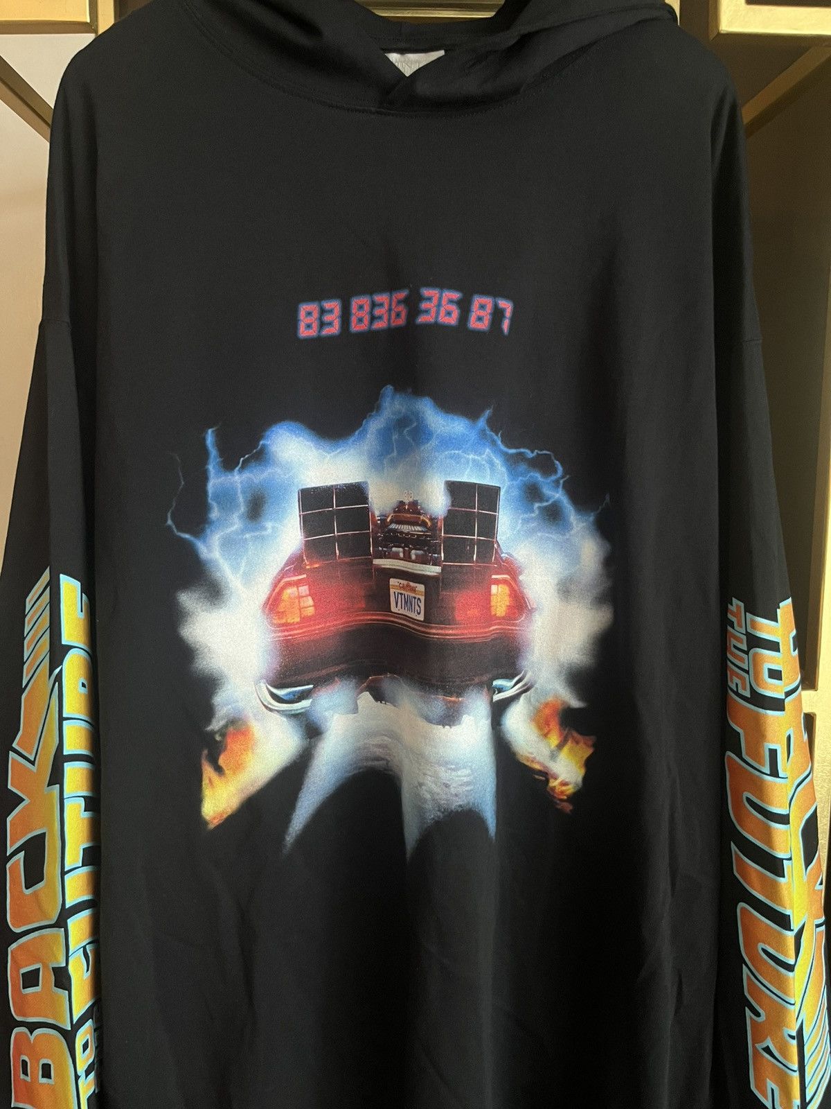 VTMNTS × Vetements VTMNTS Back to The Future Graphic Print Hoodie