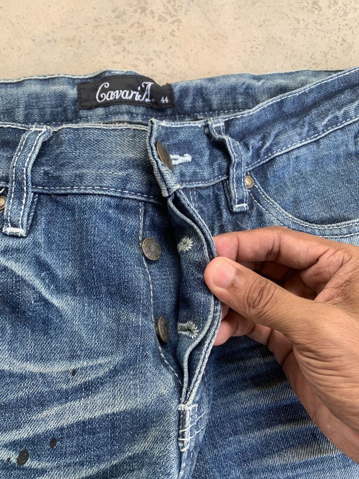 Japanese Brand Cavaria Patches Jeans Pants Size US 32 / EU 48 - 8 Thumbnail